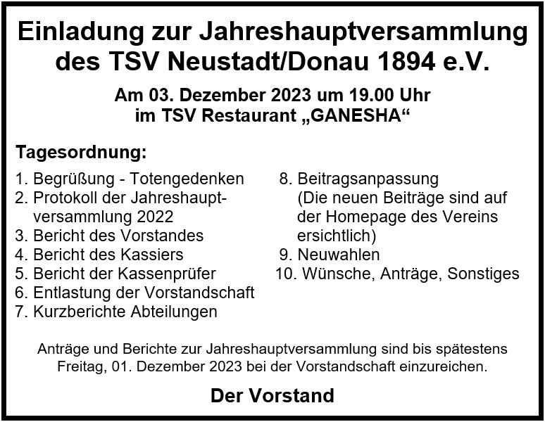 2023 10 Jahreshauptversammlung Einladung