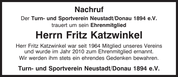 Fritz Katzwinkel