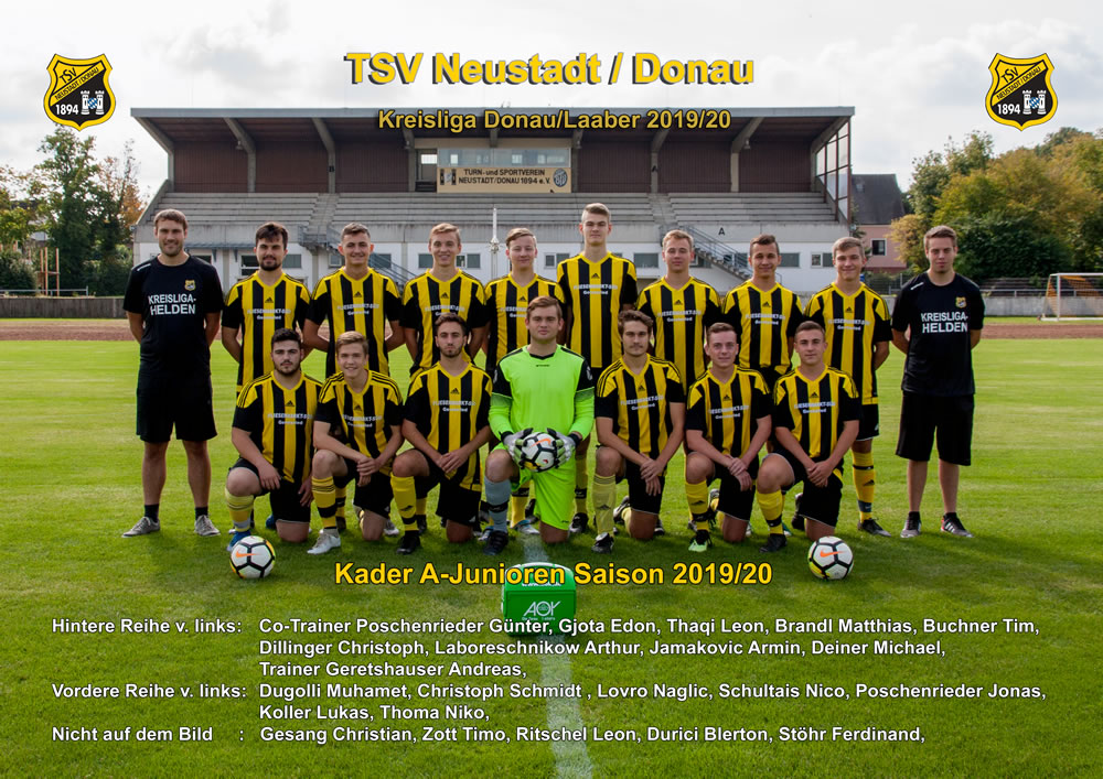 A Junioren Mannschaft TSV 2018 2019